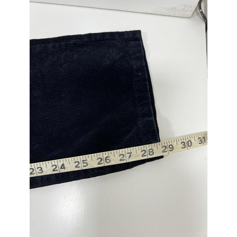 J Galt Brandy Navy Blue Corduroy Straight Leg Pants Carpenter Women Sz S 25x29 - Picture 9 of 9